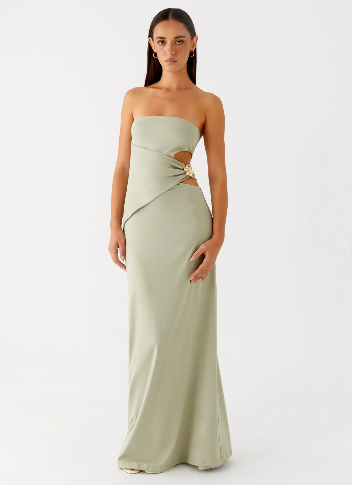 Anetta Maxi Dress - Sage